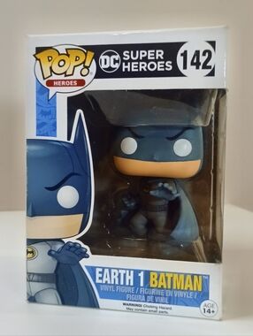 Funko Pop! DC Super Heroes Earth 1 Batman - Blue and Tan